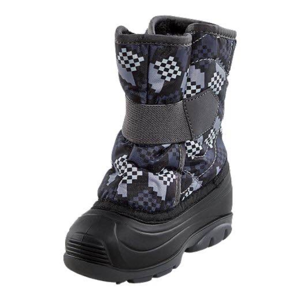 BRAND NEW toddler boy girl kamik snowbug 4 black winter snow boots size 5 6 7 - Picture 4 of 7